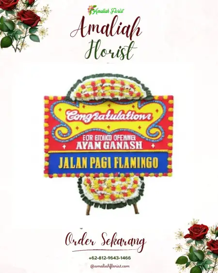 Sewa Papan Bunga Garden Party Cibinong